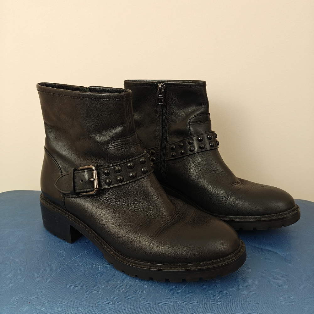 Coach Gianna black Boots Size 8